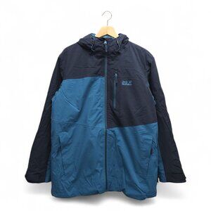 Jack Wolfskin Men's Feldberg 3-in-1 Jacket Medium Blue NWT